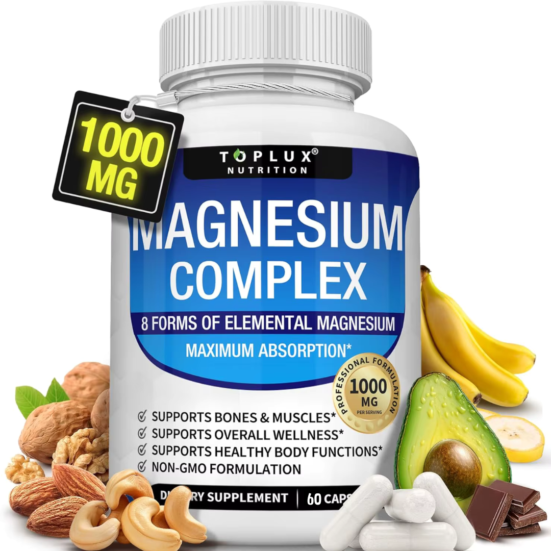 Magnesium Complex Toplux– resalta fuerza, energía y vitalidad.