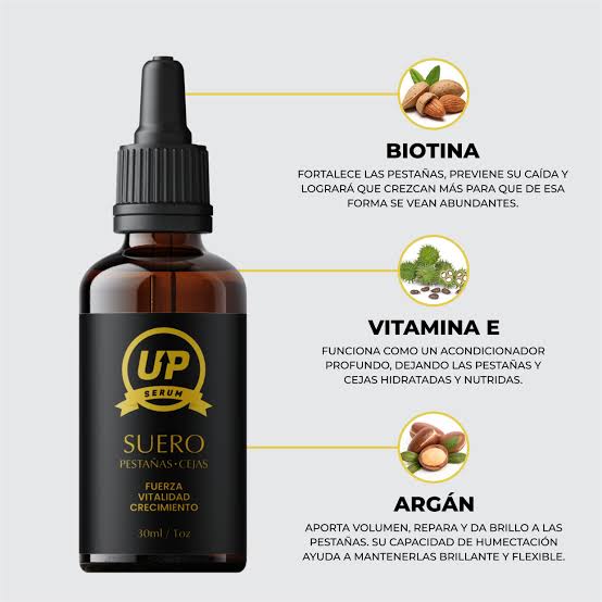 SERUM UP – Fortalece y estimula el crecimiento de tus pestañas y cejas