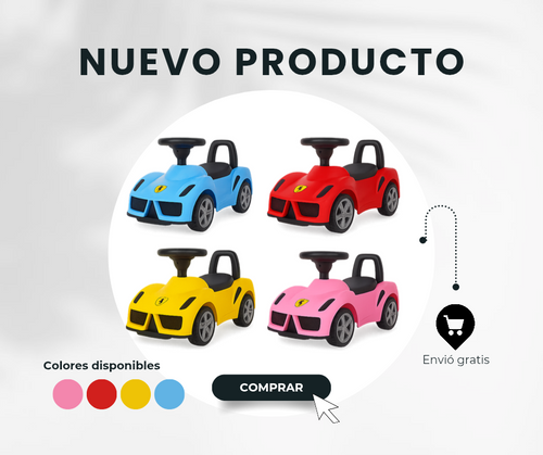 CARRO FERRARI DE JUGUETE CON LUCES